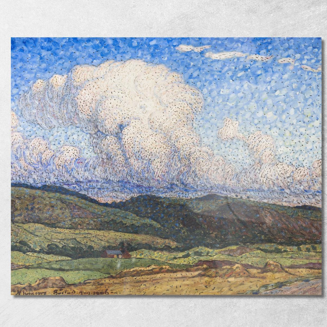 Nuvole Illuminate Dal Sole Nils Kreuger nkr53 quadro stampato su tela Nuvole Illuminate Dal Sole Nils Kreuger nkr53 quadro stampato su tela