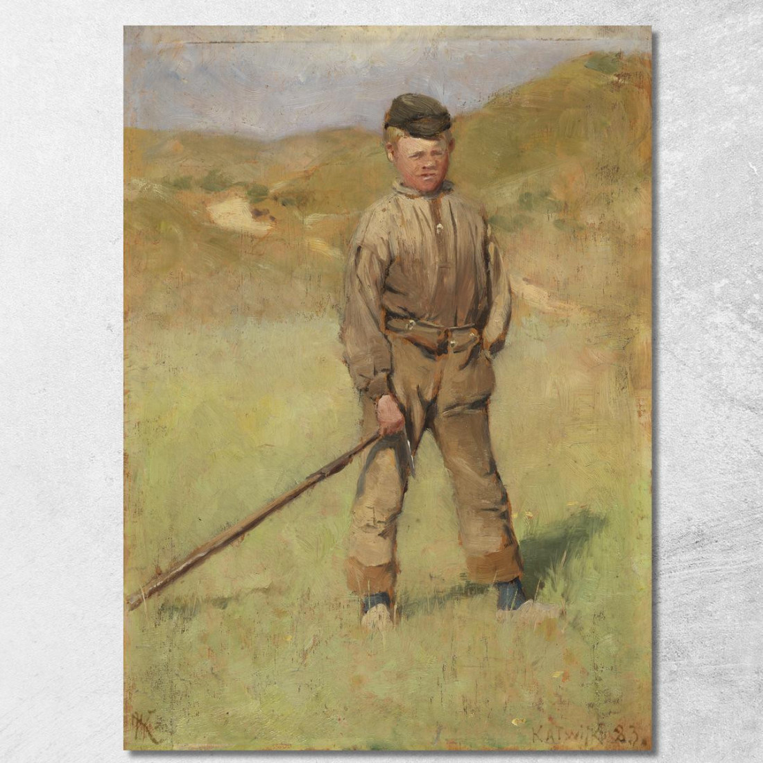 Motivo Del Giovane Ragazzo Fran Holland Nils Kreuger nkr58 quadro stampato su tela Motivo Del Giovane Ragazzo Fran Holland Nils Kreuger nkr58 quadro stampato su tela