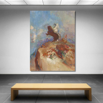 Apollo Odilon Redon ord7 quadro stampato su tela