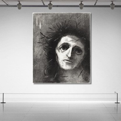 Cristo Dal Fiore Odilon Redon ord16 quadro stampato su tela