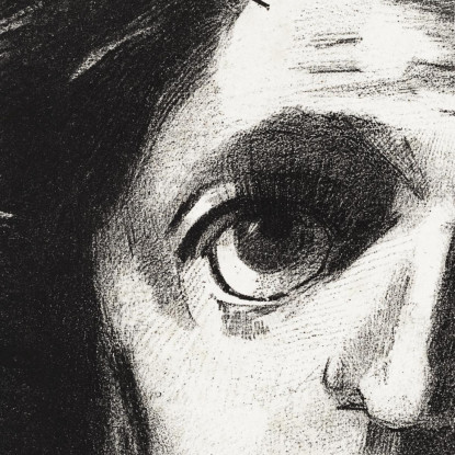 Cristo Dal Fiore Odilon Redon ord16 quadro stampato su tela