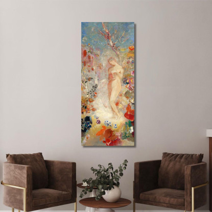 Pandoro Odilon Redon ord53 quadro stampato su tela