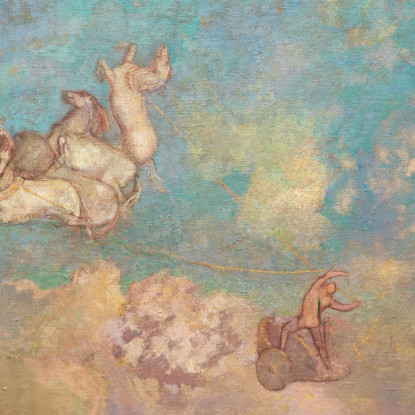 Il Carro Di Apollo Odilon Redon ord70 quadro stampato su tela