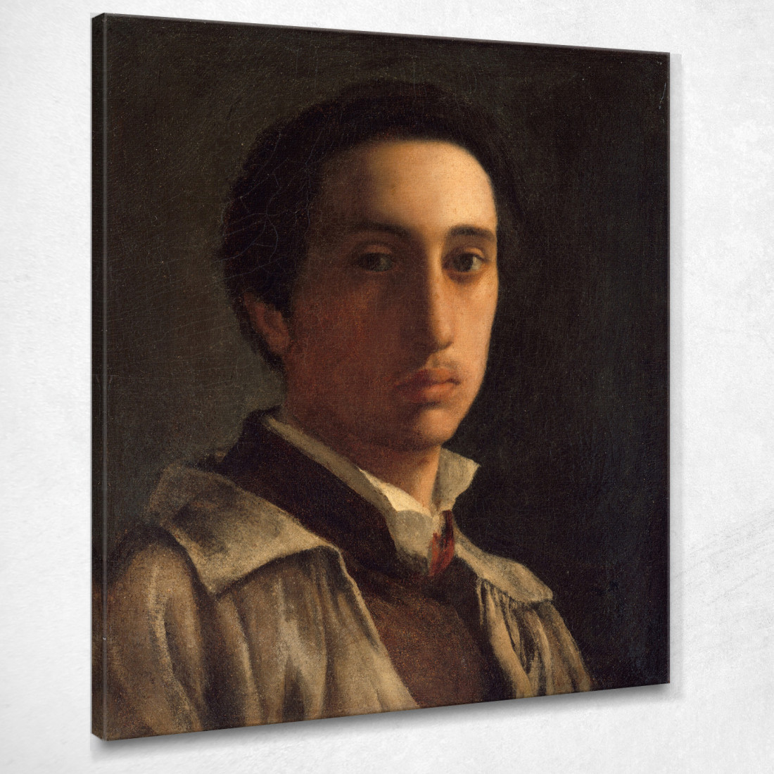 Autoritratto 2 Edgar Degas edg243 quadro stampato su tela Autoritratto 2 Edgar Degas edg243 quadro stampato su tela