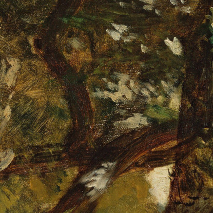 Foresta Di Fontainebleau Gruppo Di Alberi Ad Alto Fusto Che Domina La Pianura Di Clair-Bois Ai Margini Di Ba Théodore Rousseau