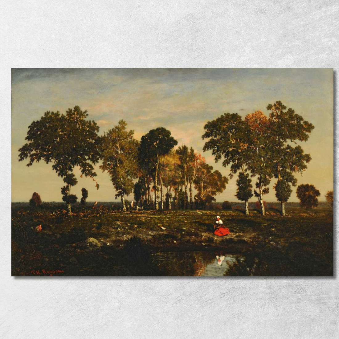 In Mare Théodore Rousseau trs14 quadro stampato su tela In Mare Théodore Rousseau trs14 quadro stampato su tela