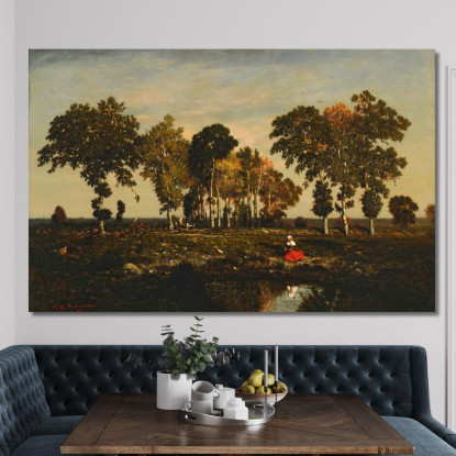 In Mare Théodore Rousseau trs14 quadro stampato su tela