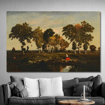 In Mare Théodore Rousseau trs14 quadro stampato su tela