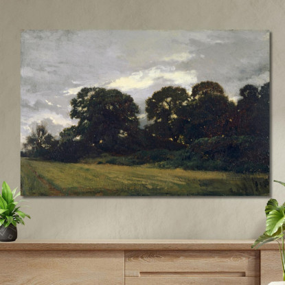 Paesaggio Con Alberi Théodore Rousseau trs22 quadro stampato su tela
