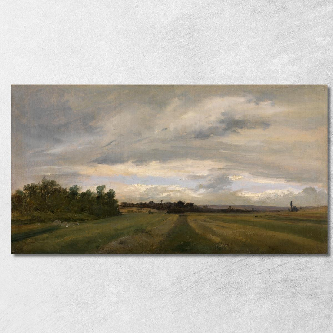 Paesaggio Théodore Rousseau trs23 quadro stampato su tela Paesaggio Théodore Rousseau trs23 quadro stampato su tela