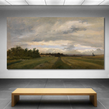 Paesaggio Théodore Rousseau trs23 quadro stampato su tela