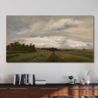Paesaggio Théodore Rousseau trs23 quadro stampato su tela