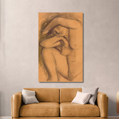 Studio Del Nudo Edgar Degas edg253 quadro stampato su tela