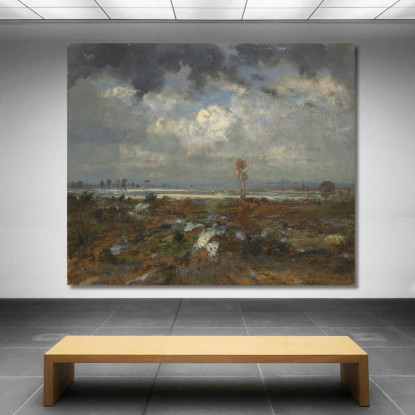 Vista Delle Colline Di Montmartre Théodore Rousseau trs51 quadro stampato su tela