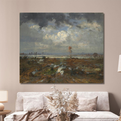 Vista Delle Colline Di Montmartre Théodore Rousseau trs51 quadro stampato su tela