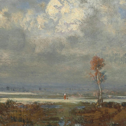 Vista Delle Colline Di Montmartre Théodore Rousseau trs51 quadro stampato su tela