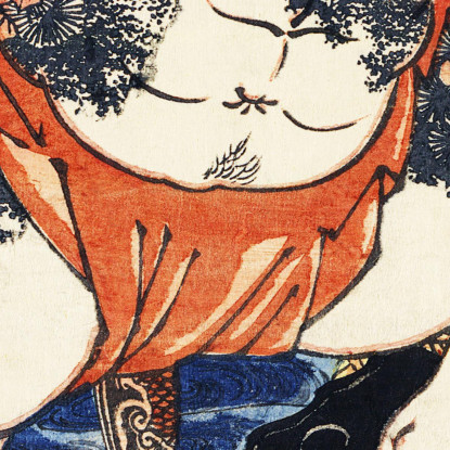 Camion Hakucho Chojun Utagawa Kuniyoshi ukn33 quadro stampato su tela