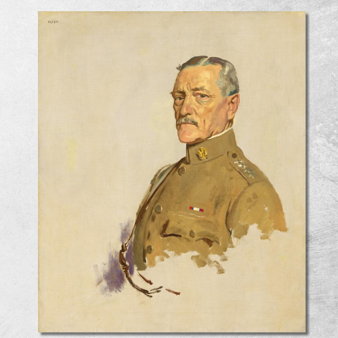 Giovanni Giuseppe Pershing William Orpen wrp9 quadro stampato su tela Giovanni Giuseppe Pershing William Orpen wrp9 quadro stampato su tela