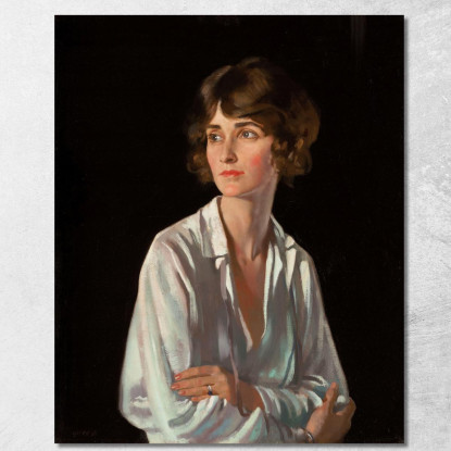 Signora Marriott William Orpen wrp10 quadro stampato su tela