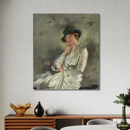 La Signora Charles S. Carstairs William Orpen wrp15 quadro stampato su tela