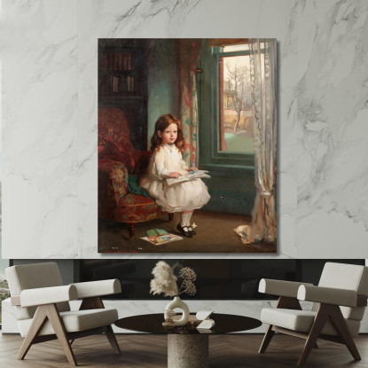 Ritratto Di Clara Hughes William Orpen wrp23 quadro stampato su tela