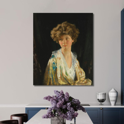 Ritratto Di Lady Evelyn Herbert William Orpen wrp26 quadro stampato su tela