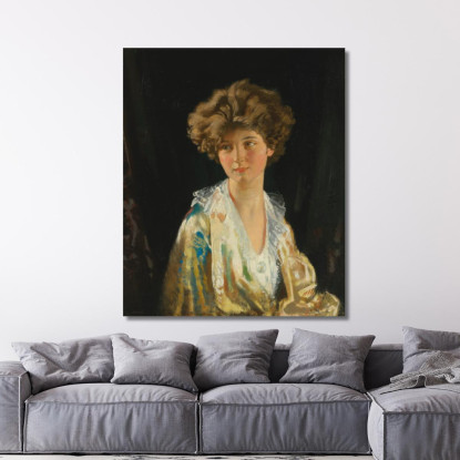 Ritratto Di Lady Evelyn Herbert William Orpen wrp26 quadro stampato su tela