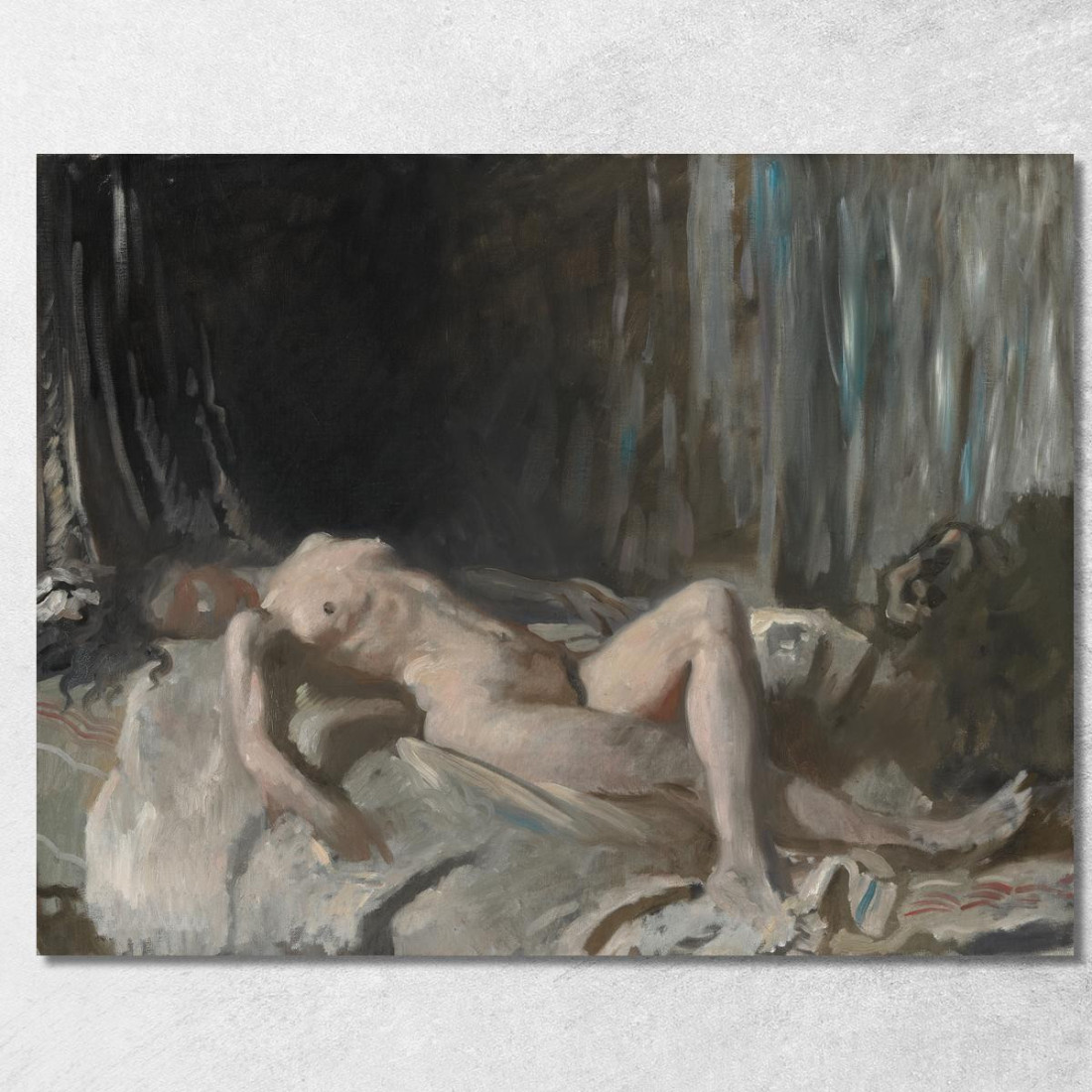 Studio Di Un Nudo Femminile William Orpen wrp33 quadro stampato su tela Studio Di Un Nudo Femminile William Orpen wrp33 quadro stampato su tela