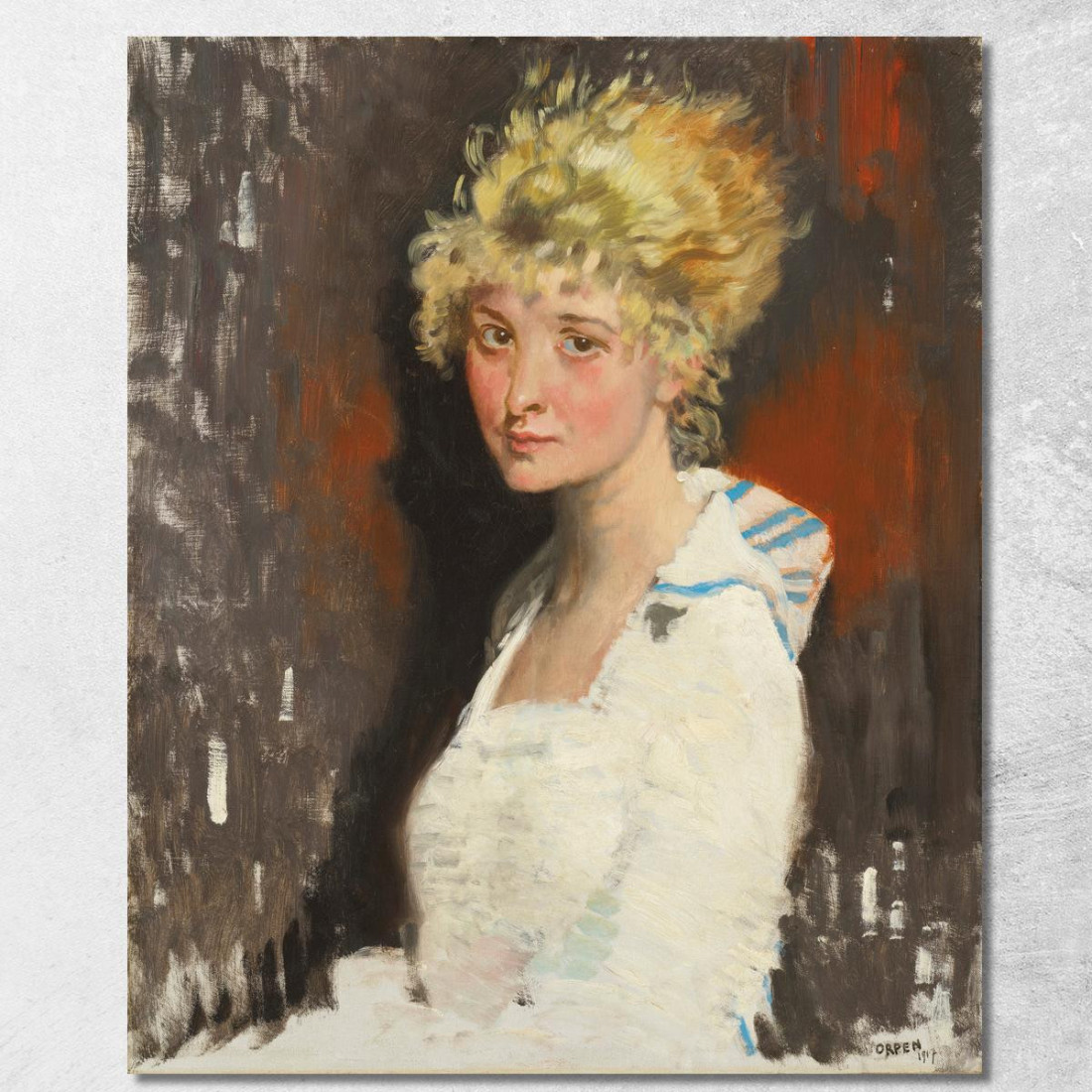La Modella Dell'Artista Yvonne William Orpen wrp35 quadro stampato su tela La Modella Dell'Artista Yvonne William Orpen wrp35 quadro stampato su tela