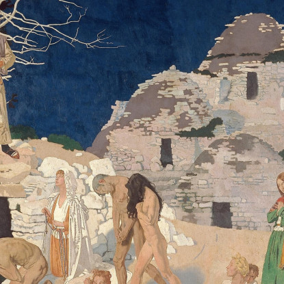 Il Pozzo Sacro William Orpen wrp37 quadro stampato su tela