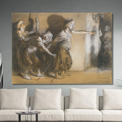 I Tre Ciechi Le Mille E Una Notte William Orpen wrp40 quadro stampato su tela