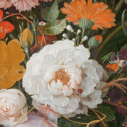 Natura Morta Con Fiori Abraham Mignon amn6 quadro stampato su tela