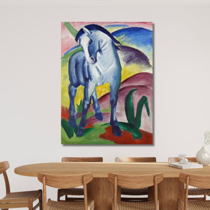 Cavallo Blu I Franz Marc fmr5 quadro stampato su tela