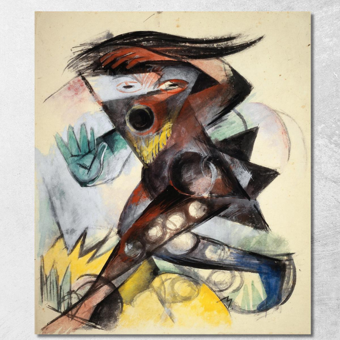 A Cali Franz Marc fmr7 quadro stampato su tela A Cali Franz Marc fmr7 quadro stampato su tela