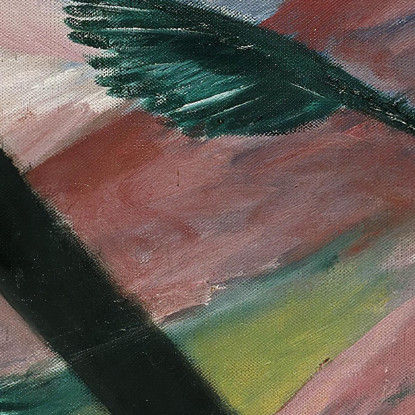 Cervo Nella Foresta Ii Franz Marc fmr10 quadro stampato su tela