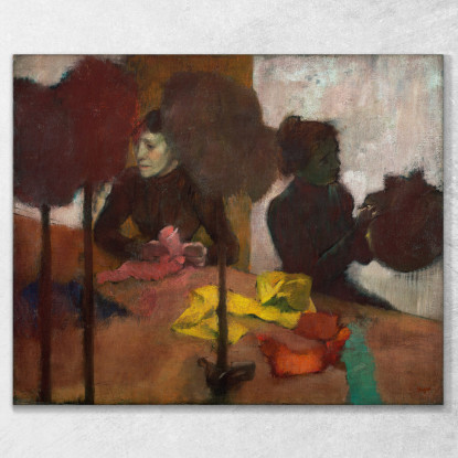 Le Modiste Edgar Degas edg271 quadro stampato su tela