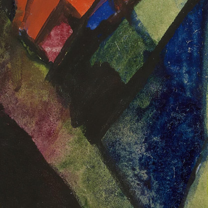 Quattro Volpi Franz Marc fmr20 quadro stampato su tela