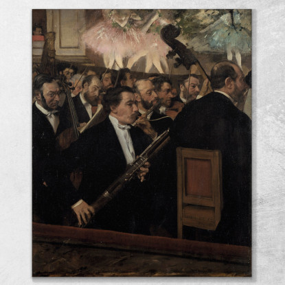 L'Orchestra Dell'Opera Edgar Degas edg272 quadro stampato su tela