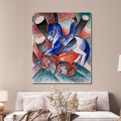 San Giuliano L'Ospitaliere Franz Marc fmr46 quadro stampato su tela
