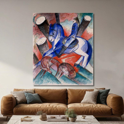 San Giuliano L'Ospitaliere Franz Marc fmr46 quadro stampato su tela
