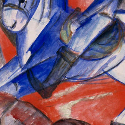 San Giuliano L'Ospitaliere Franz Marc fmr46 quadro stampato su tela