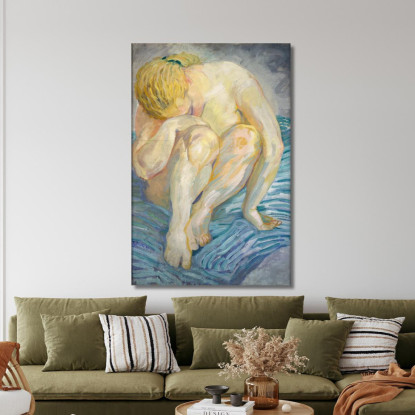 Studia Il Nudo Femminile Franz Marc fmr47 quadro stampato su tela