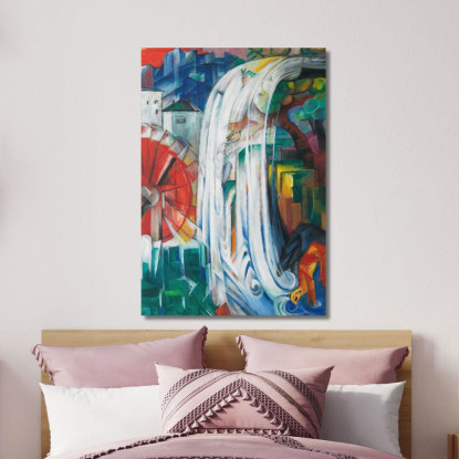 Il Mulino Stregato Franz Marc fmr48 quadro stampato su tela