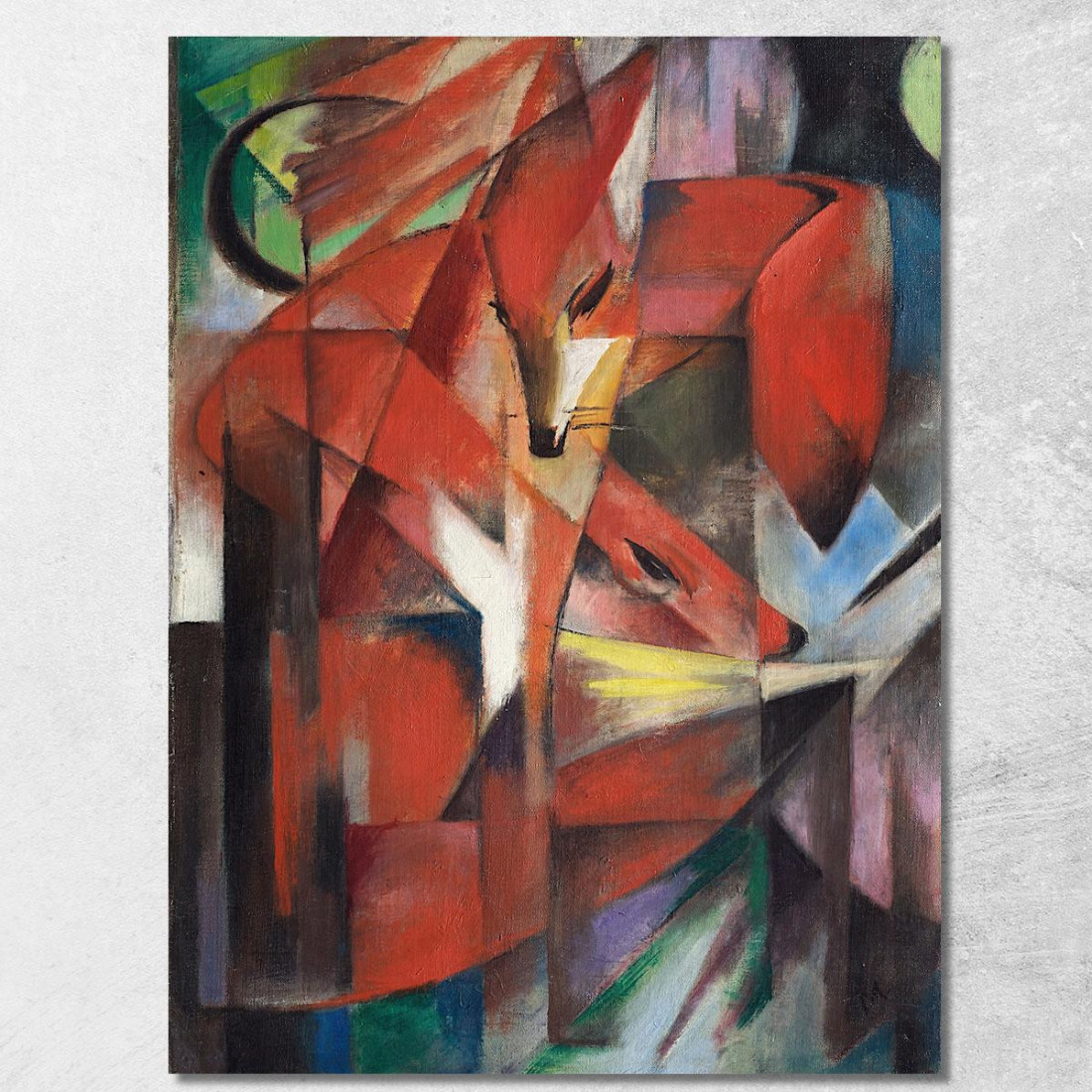 Le Volpi Franz Marc fmr51 quadro stampato su tela Le Volpi Franz Marc fmr51 quadro stampato su tela