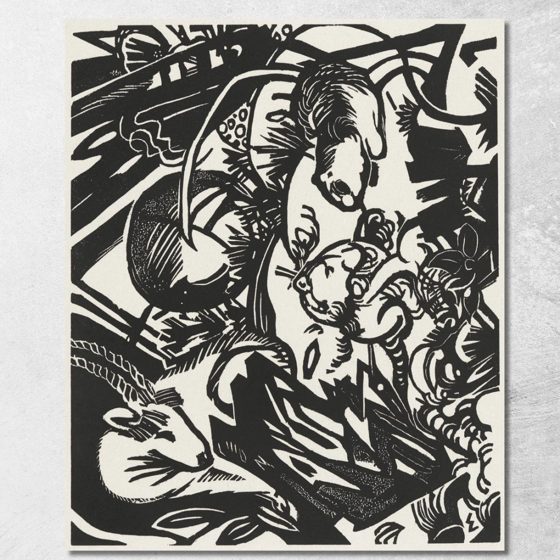 Leggenda Degli Animali Leggenda Degli Animali Franz Marc fmr70 quadro stampato su tela Leggenda Degli Animali Leggenda Degli Animali Franz Marc fmr70 quadro stampato su tela