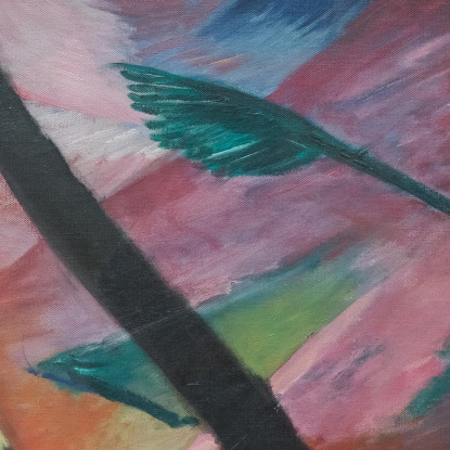 Cervo Nel Bosco Ii Franz Marc fmr79 quadro stampato su tela