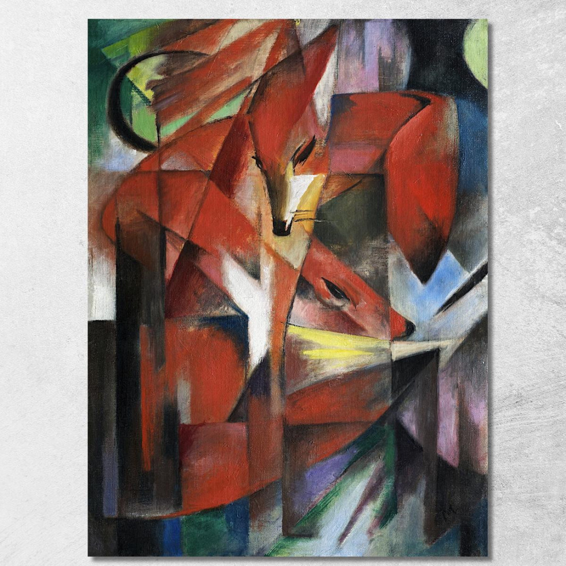 Le Volpi Franz Marc fmr86 quadro stampato su tela Le Volpi Franz Marc fmr86 quadro stampato su tela