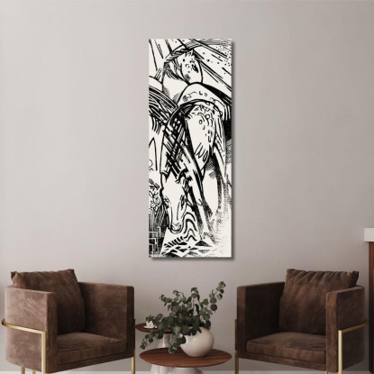 Cavalli Franz Marc fmr92 quadro stampato su tela