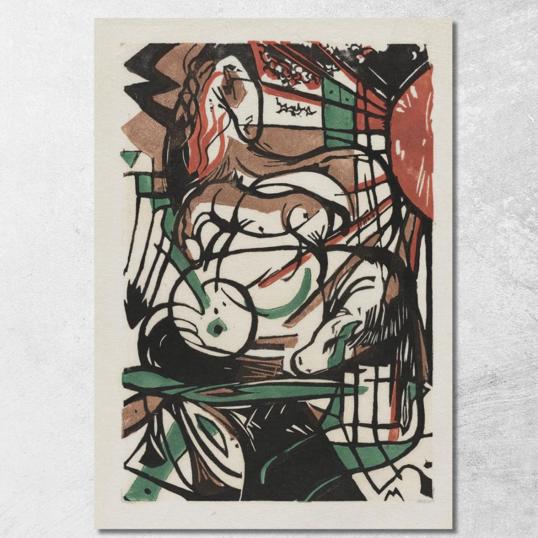 La Nascita Dei Cavalli Franz Marc fmr106 quadro stampato su tela La Nascita Dei Cavalli Franz Marc fmr106 quadro stampato su tela