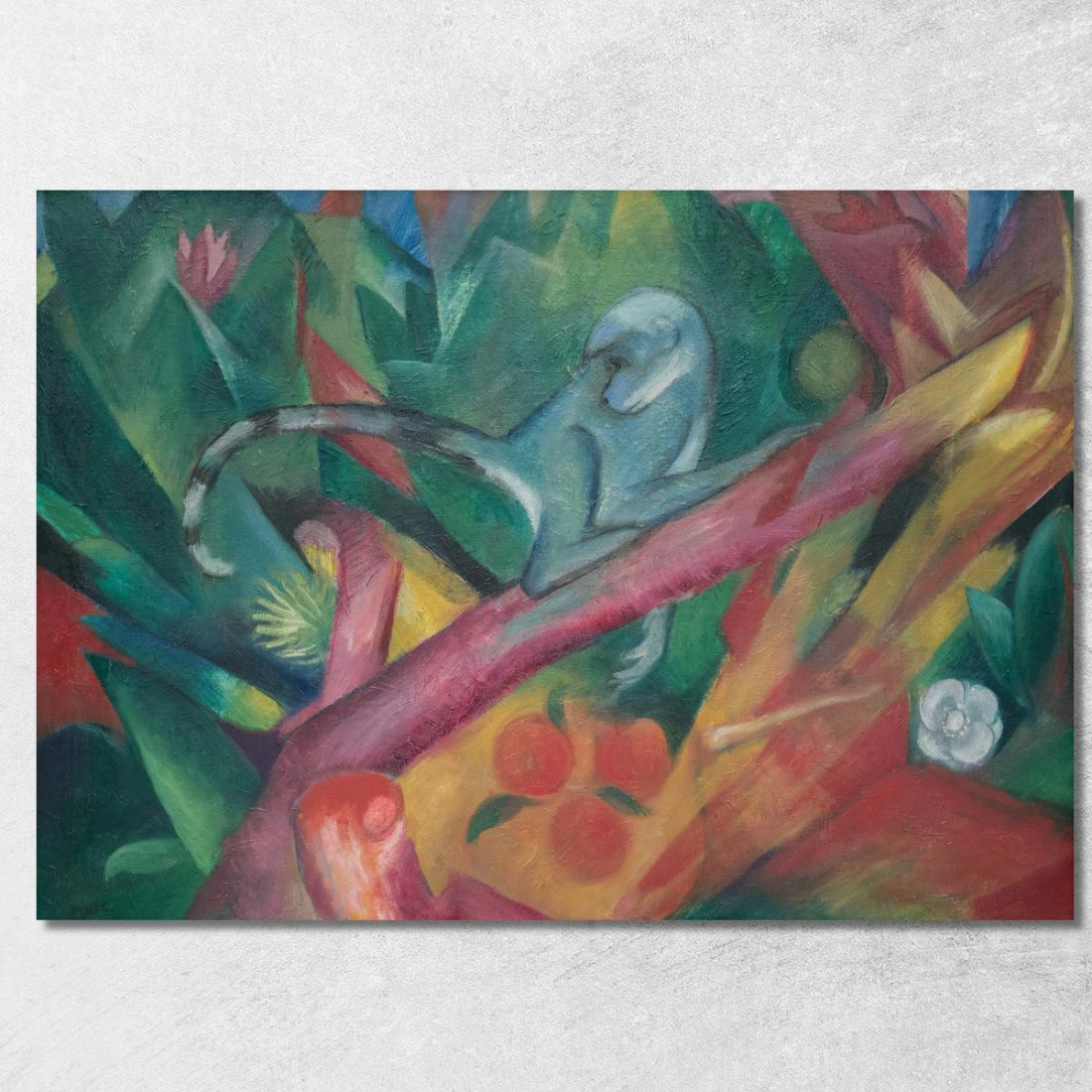 La Scimmietta Franz Marc fmr108 quadro stampato su tela La Scimmietta Franz Marc fmr108 quadro stampato su tela